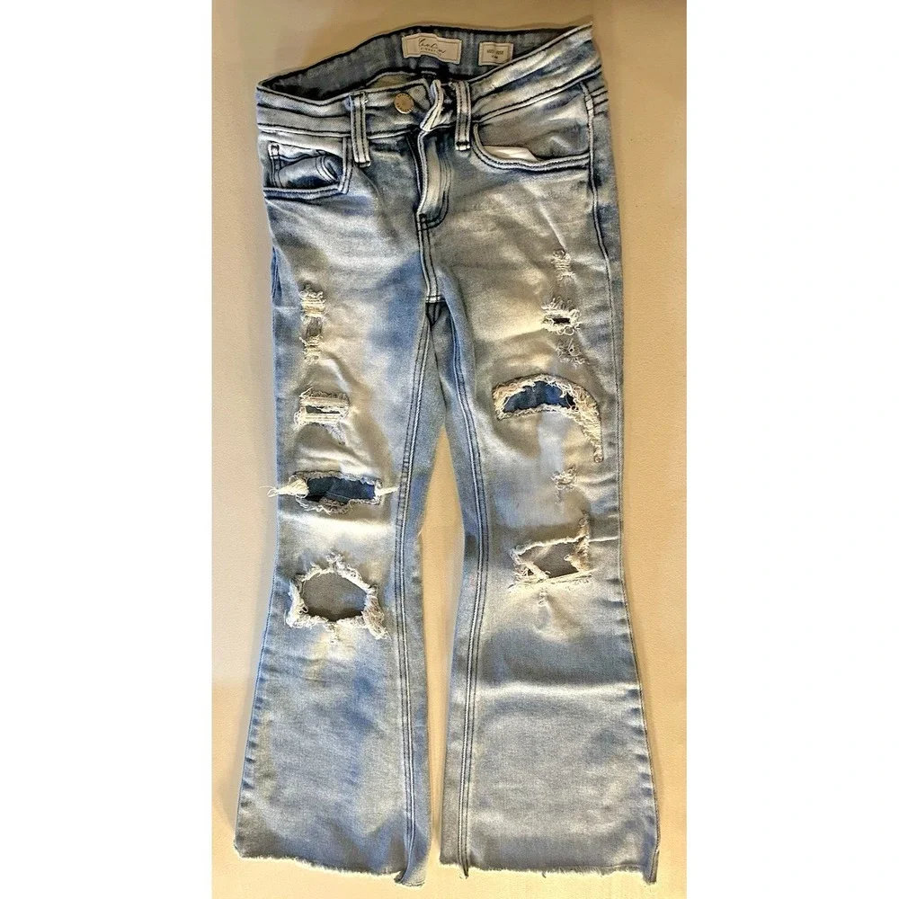 Girls Kancan Signature Mid-Rise Flare Jeans - Size 10